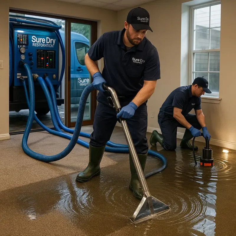 Water Extraction and Removal process in Cedar Hill, TX